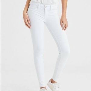 American eagle white stretch jean EXTRA LONG